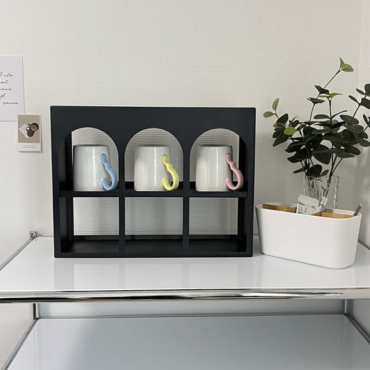 【予約注文:到着目安 4週間】アーチ型ディスプレイラック STR-0010