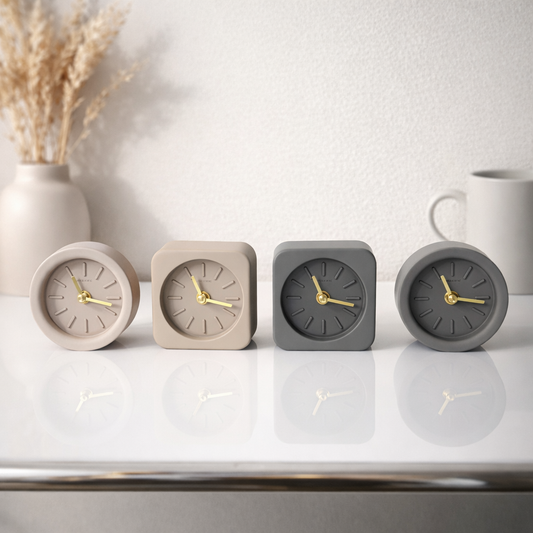 ストーン置き時計　CLO-0001, CLO-0002
