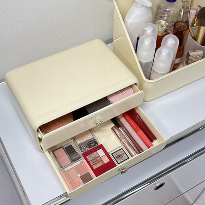 引き出し2段収納・蓋付き収納ケース STR-0002・STR-0003