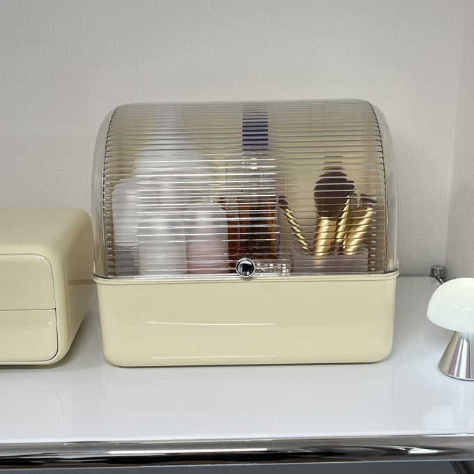 引き出し2段収納・蓋付き収納ケース STR-0002・STR-0003