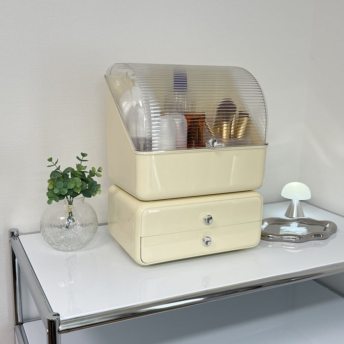 引き出し2段収納・蓋付き収納ケース STR-0002・STR-0003