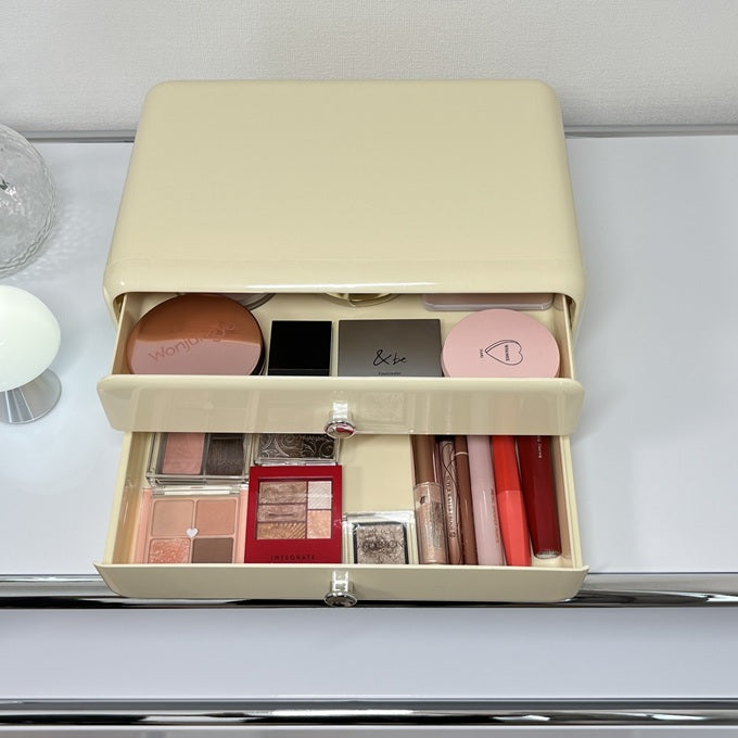 引き出し2段収納・蓋付き収納ケース STR-0002・STR-0003