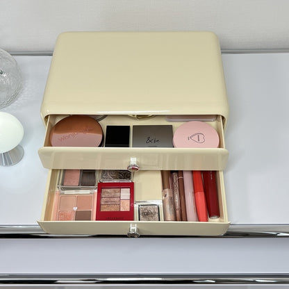 引き出し2段収納・蓋付き収納ケース STR-0002・STR-0003