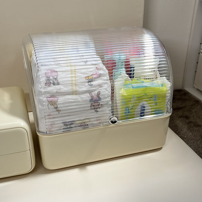 引き出し2段収納・蓋付き収納ケース STR-0002・STR-0003