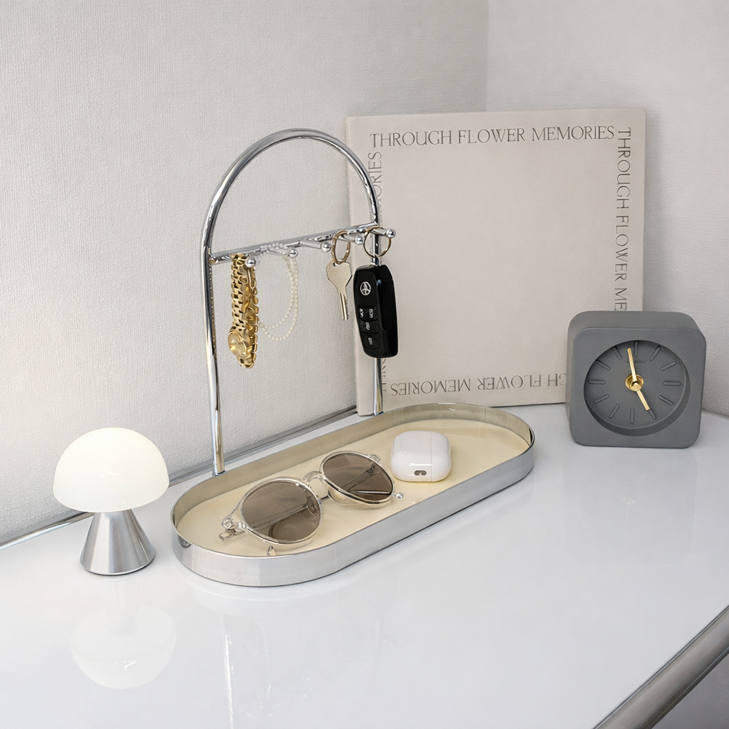 アーチフレーム 5連フック キートレイ TRA-0004