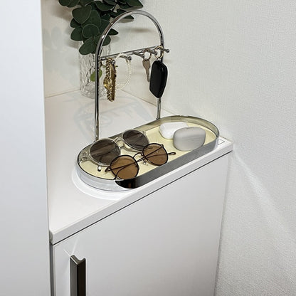 アーチフレーム 5連フック キートレイ TRA-0004