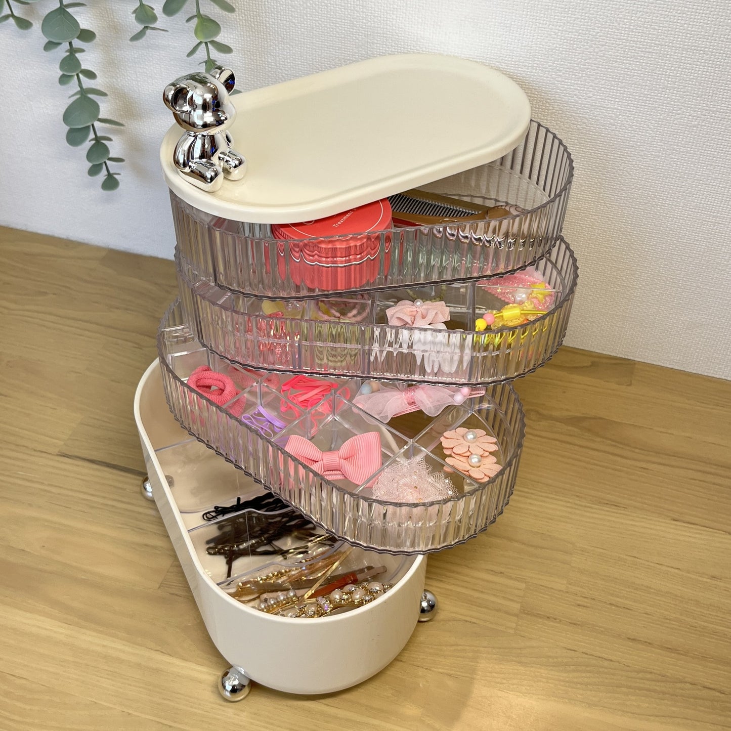 回転式4段卓上収納 STR-0014