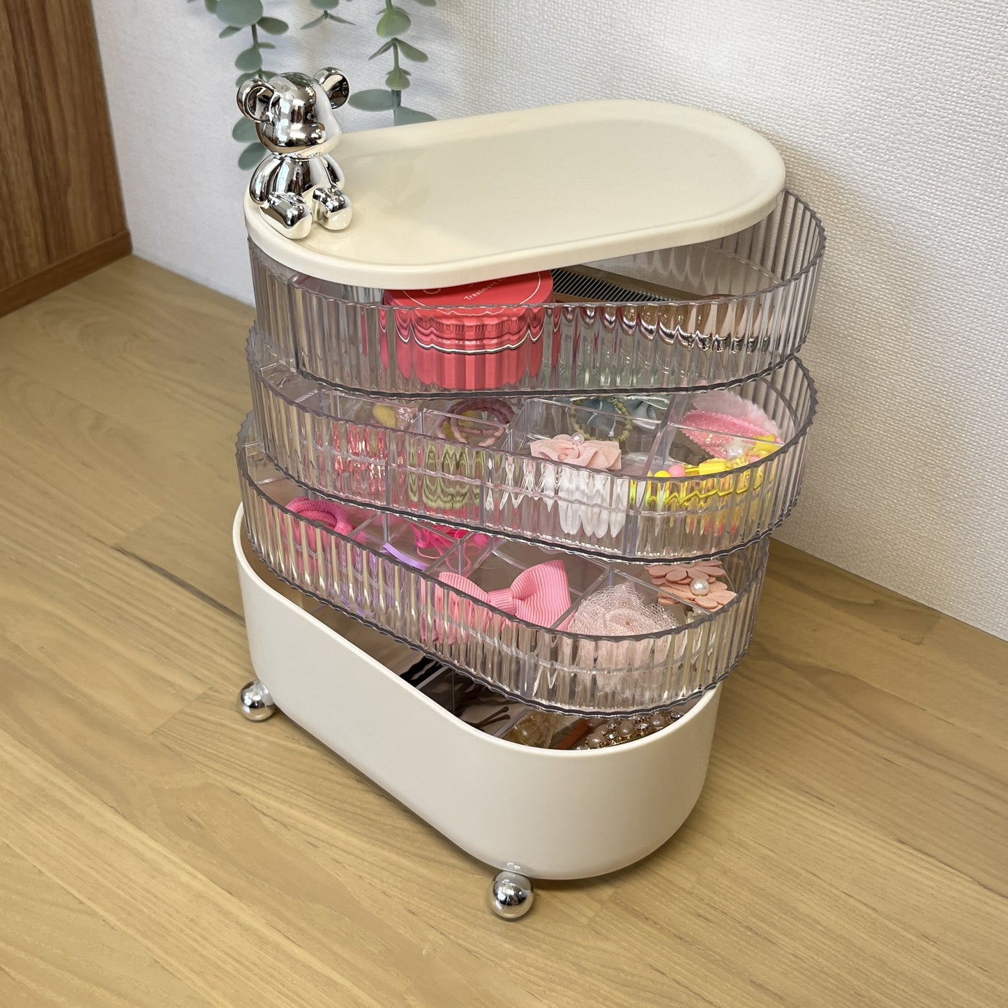 回転式4段卓上収納 STR-0014