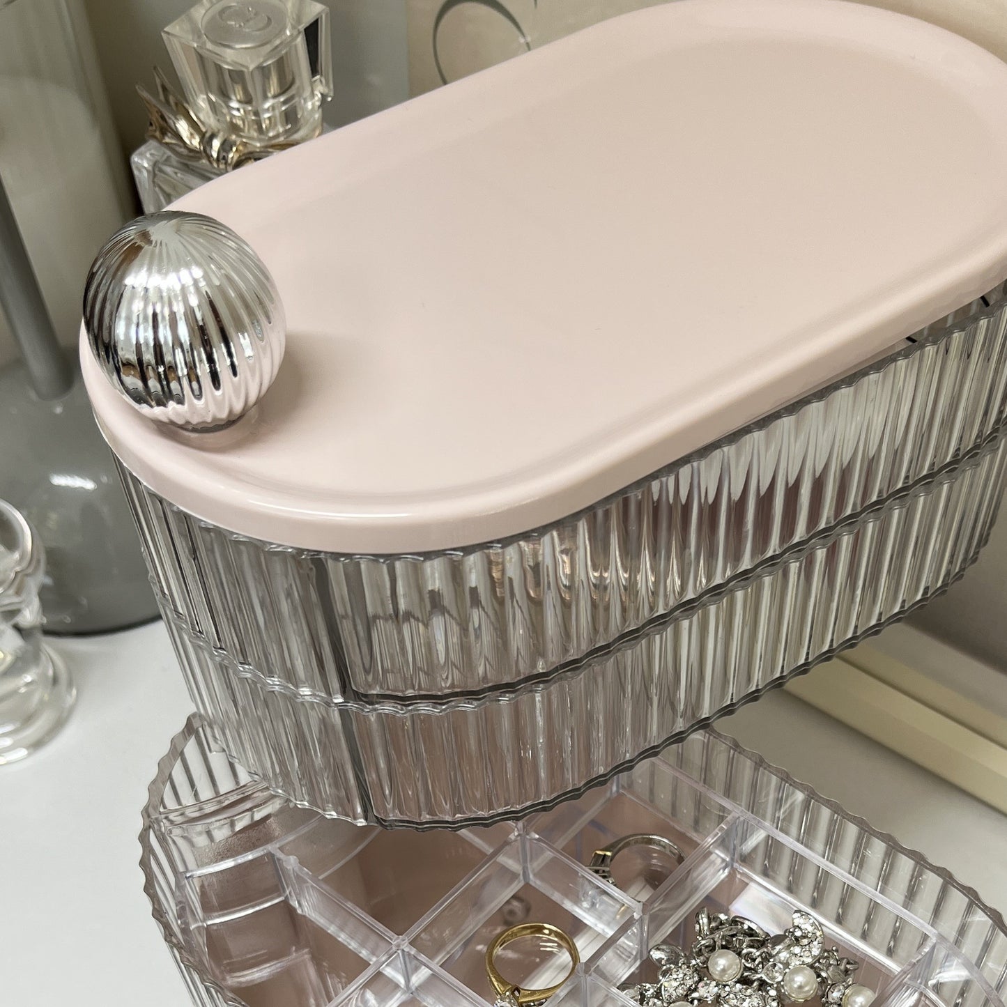 回転式4段卓上収納 STR-0014