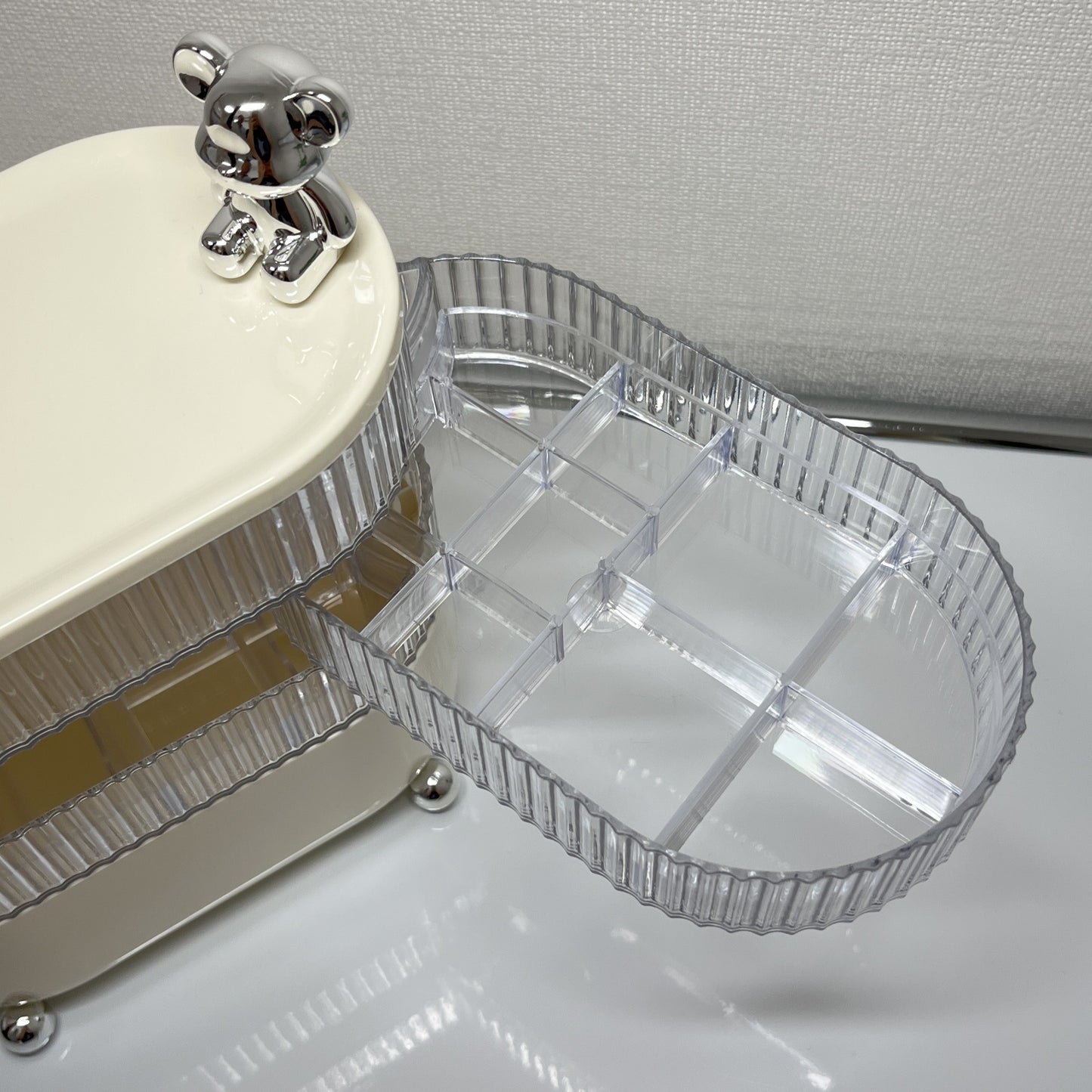 回転式4段卓上収納 STR-0014