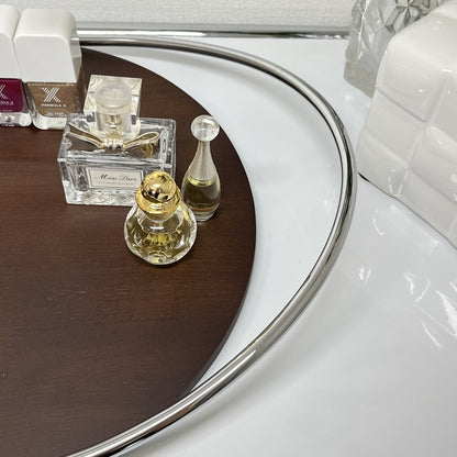 ステンレスフレーム付きウッドトレイ TRA-0003