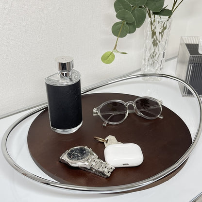 ステンレスフレーム付きウッドトレイ TRA-0003