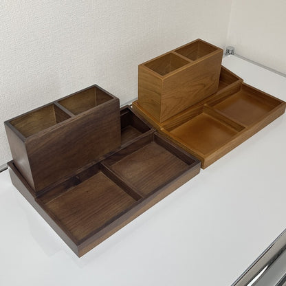 木製マルチ収納スタンド STA-0004