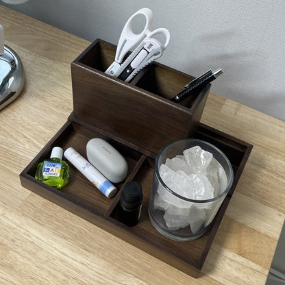 木製マルチ収納スタンド STA-0004