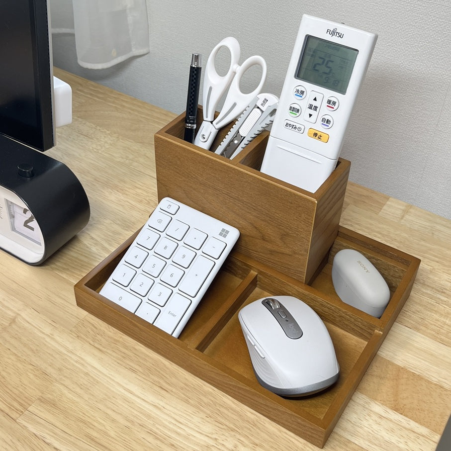 木製マルチ収納スタンド STA-0004