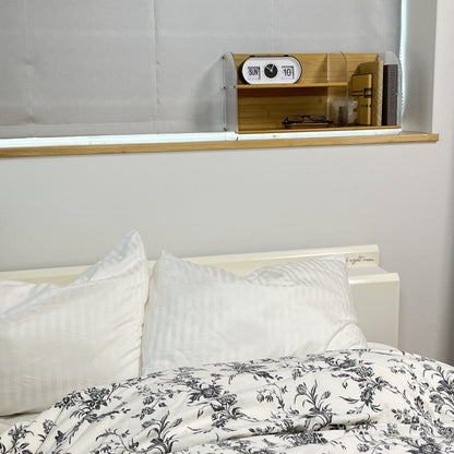 【予約注文：到着目安 2週間】クリア x ウッド ディスプレイ棚 STR-0008