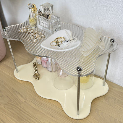 ウェーブ2段ディスプレイラック STR-0011