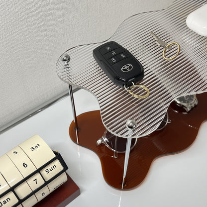 ウェーブ2段ディスプレイラック STR-0011