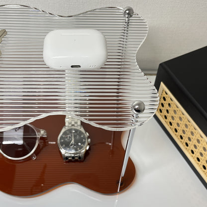 ウェーブ2段ディスプレイラック STR-0011