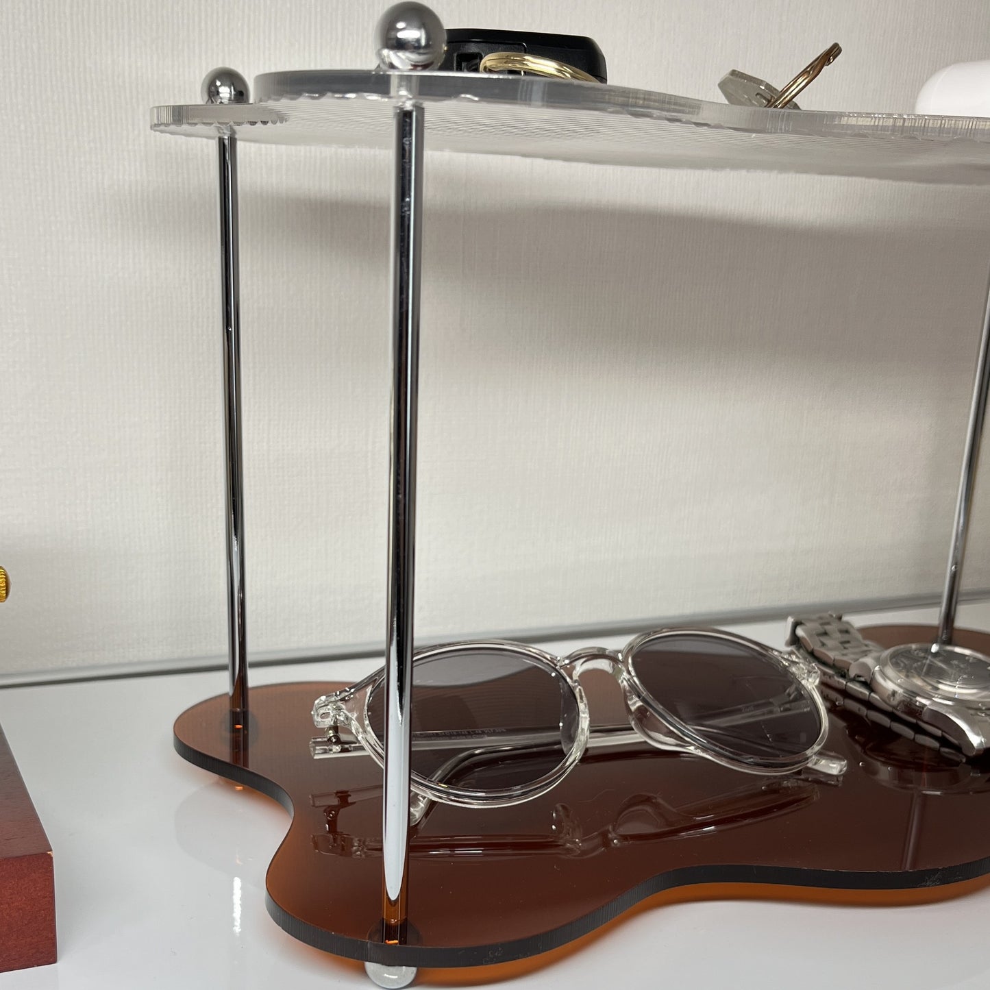 ウェーブ2段ディスプレイラック STR-0011