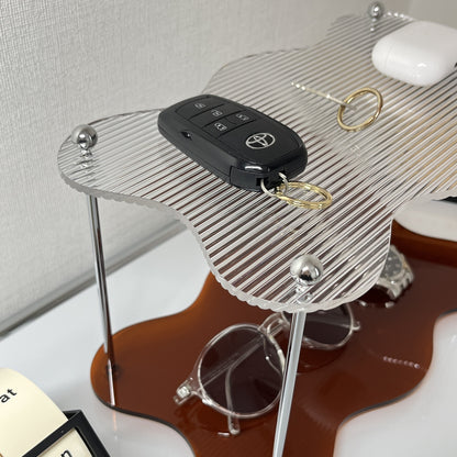 ウェーブ2段ディスプレイラック STR-0011