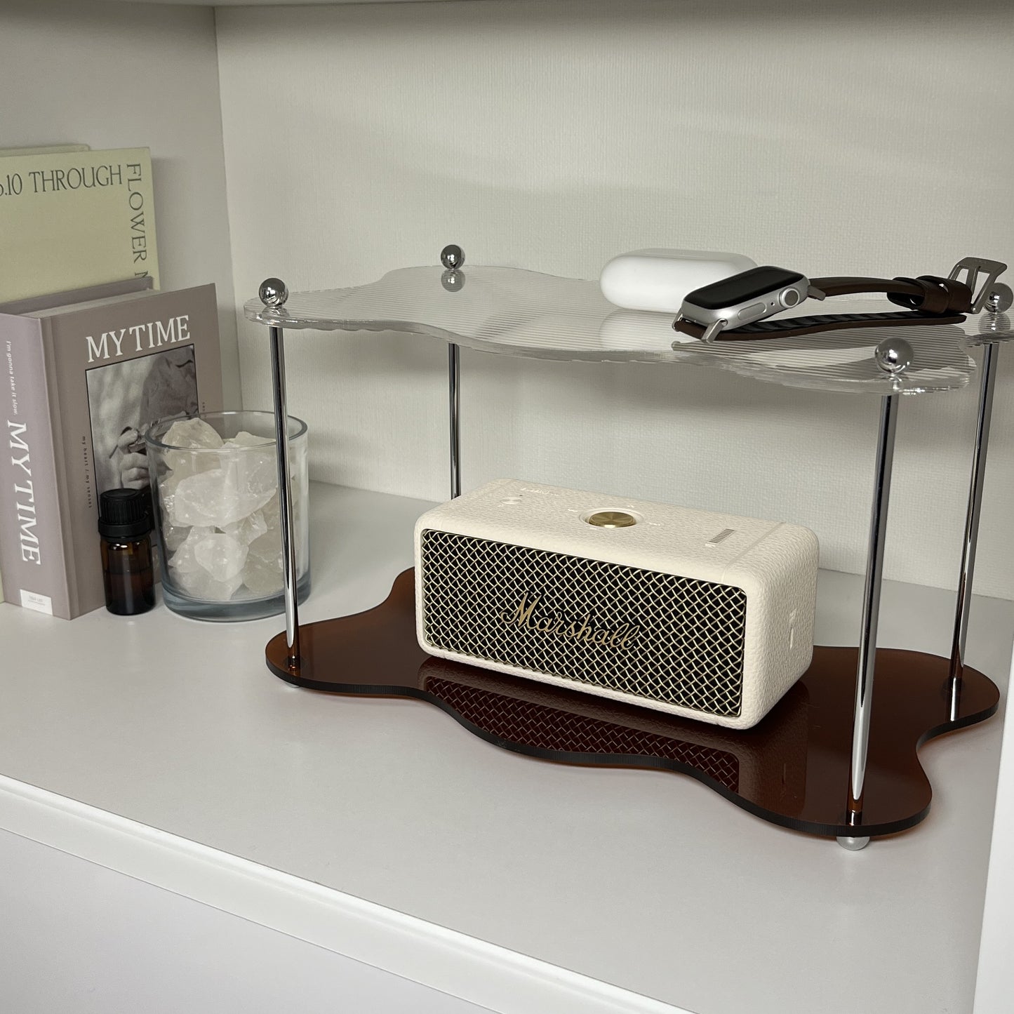 ウェーブ2段ディスプレイラック STR-0011