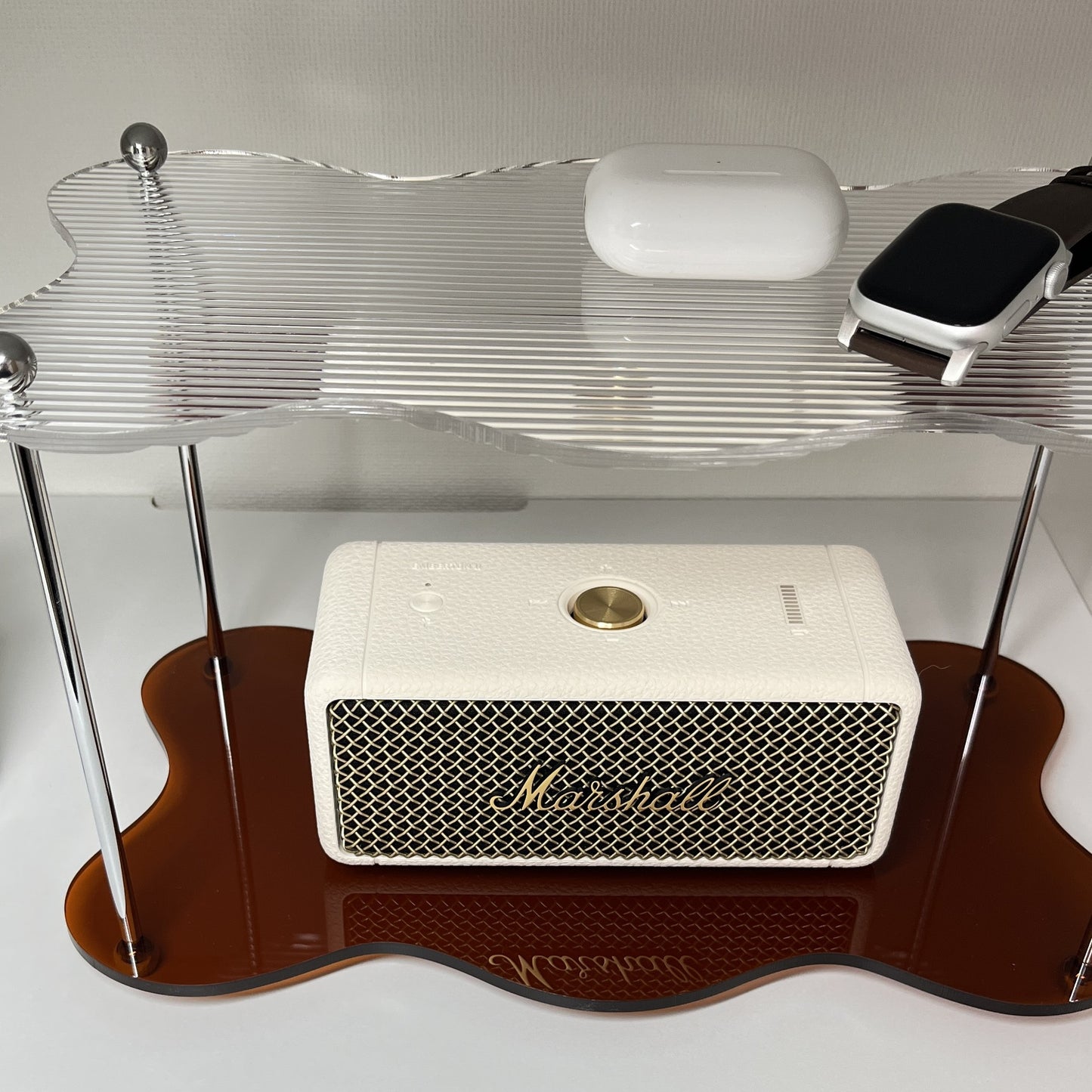 ウェーブ2段ディスプレイラック STR-0011