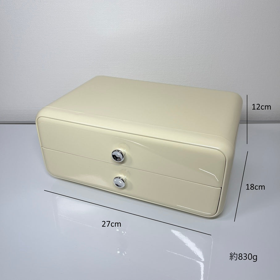 引き出し2段収納・蓋付き収納ケース STR-0002・STR-0003