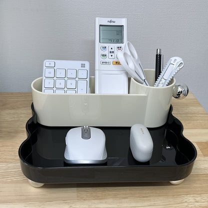 2Wayシルバー脚付き収納トレイSTR-0009