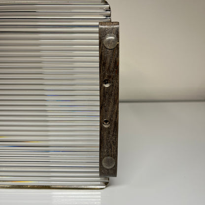 【予約注文：到着目安 2週間】アクリル×ウッド 2段ディスプレイラック STR-0006