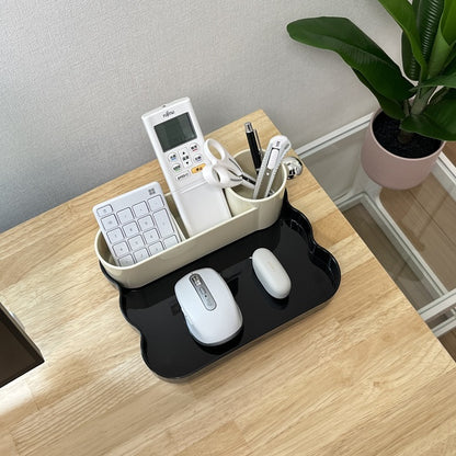 2Wayシルバー脚付き収納トレイSTR-0009