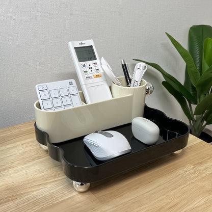 2Wayシルバー脚付き収納トレイSTR-0009