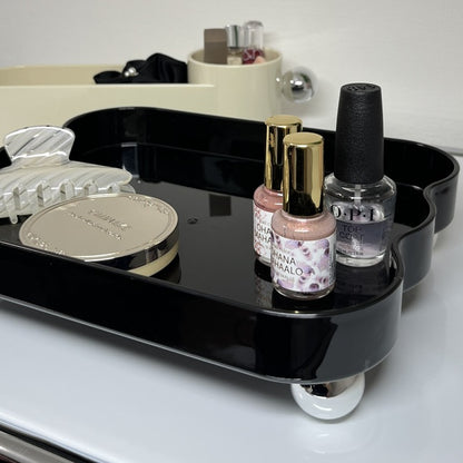 2Wayシルバー脚付き収納トレイSTR-0009