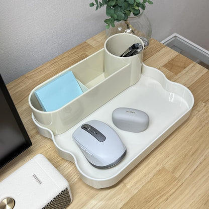 2Wayシルバー脚付き収納トレイSTR-0009