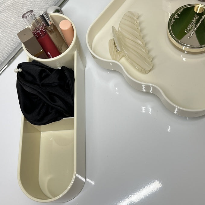 2Wayシルバー脚付き収納トレイSTR-0009